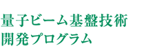 量子ビーム基盤技術開発プログラム